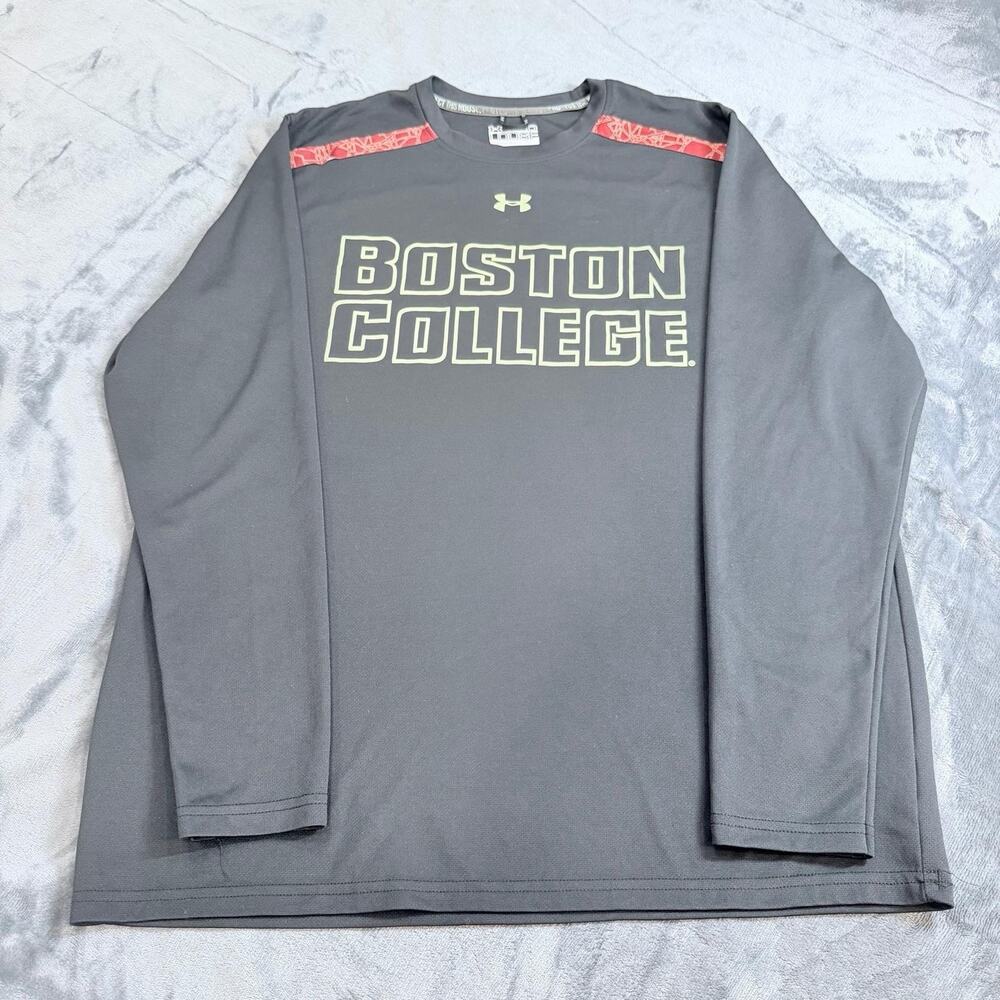 UNDER ARMOUR NCAA BOSTON COLLEGE HEAT GEAR PERFORMANCE LONG SLEEVE SHIRT SIZE M